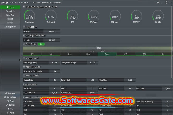 AMD Ryzen Master : Version 2.13.1.3097 (Software) AMD Ryzen Master : Version 2.13.1.3097 (Software)