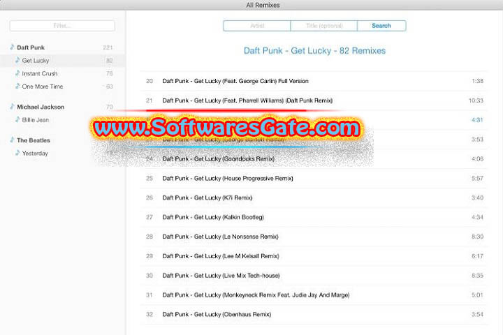 All Remixes 1.3.8 Software All Remixes 1.3.8 Software