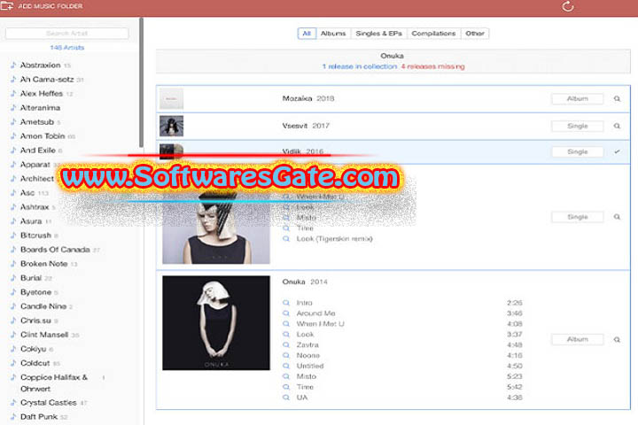 Full Discography 1.6.8 Software Full Discography 1.6.8 Software