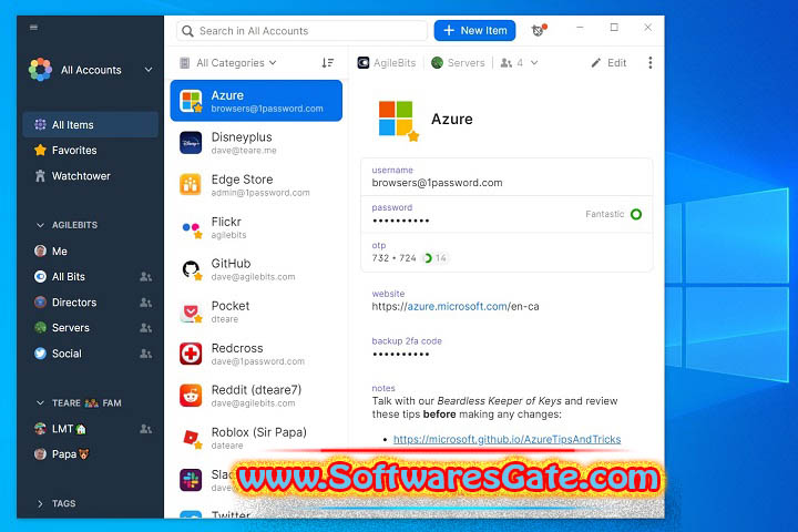 1Password : Version 8.10.40.31 (Software)