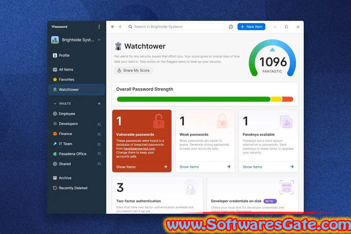 1Password : Version 8.10.40.31 (Software)
