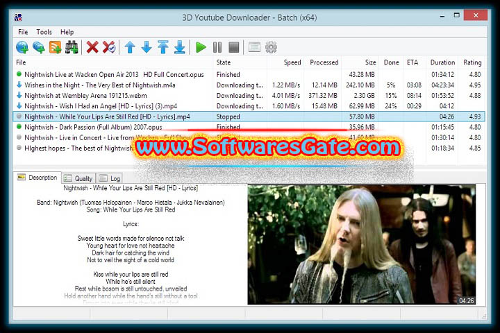 3D Youtube Downloader : Version 1.20.6 (Software)