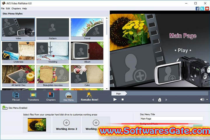 AVS Video ReMaker : Version 7.0.2.283 (Software)