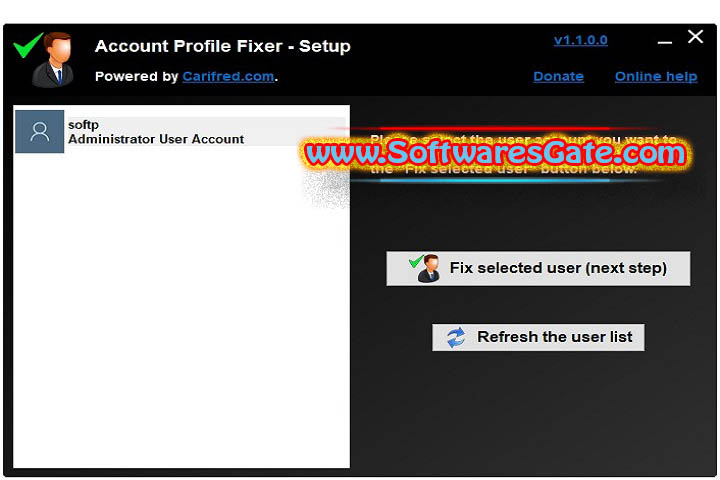 Account Profile Fixer 1.9 Account Profile Fixer 1.9