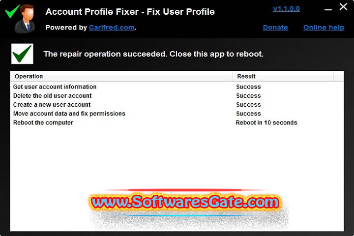 Account Profile Fixer 1.9 Account Profile Fixer 1.9