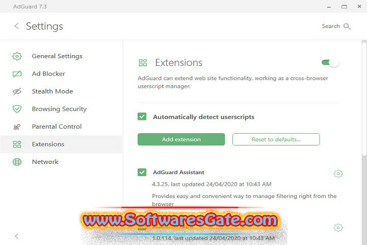 AdGuard : Version 7.18.1.4778 (Latest Software)
