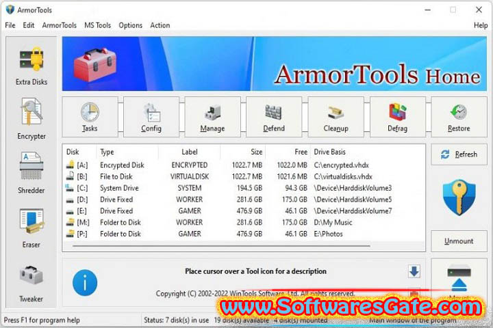 ArmorTools Home : Version 24.8.1 (Software) ArmorTools Home : Version 24.8.1 (Software)