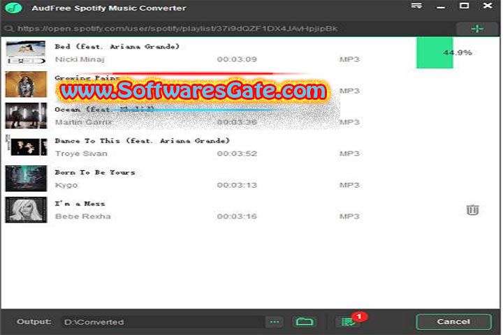 AudFree Spotify Music Converter : Version 2.15.0.100 (Software) AudFree Spotify Music Converter : Version 2.15.0.100 (Software)