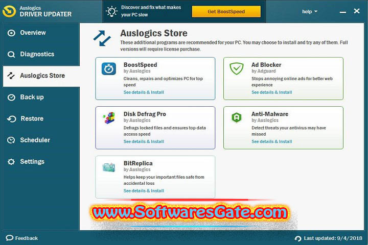 Auslogics Driver Updater : Version 2.0.0 (Software) Auslogics Driver Updater : Version 2.0.0 (Software)
