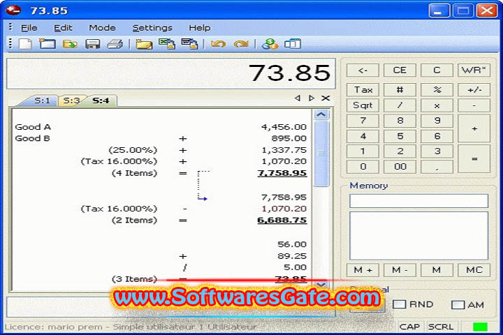 DeskCalc Pro : Version 10.0.0 (Software)