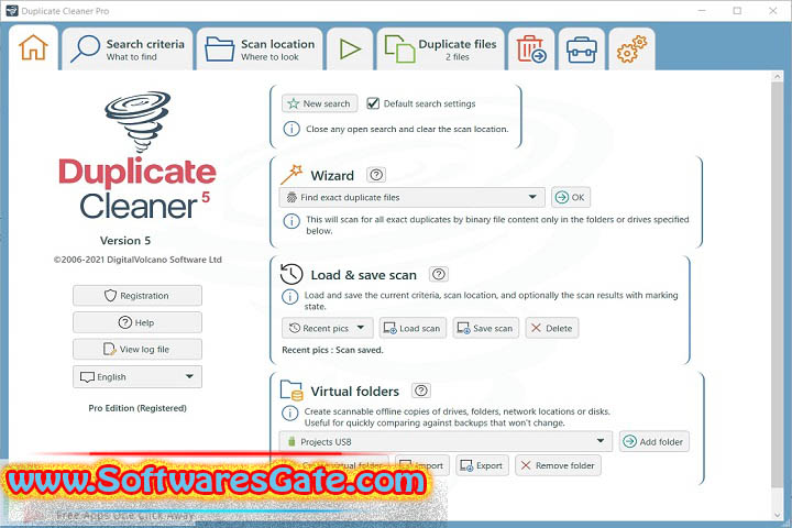 DigitalVolcano Duplicate Cleaner Pro : Version 5.23.0 (Software)