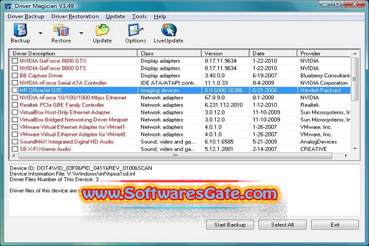 Driver Magician Lite : Version 5.6.0.0 (Software)