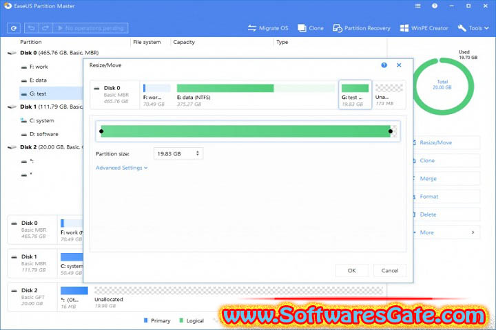 EaseUS Partition Master : Version18.8.0 Build 20240725 (Software)