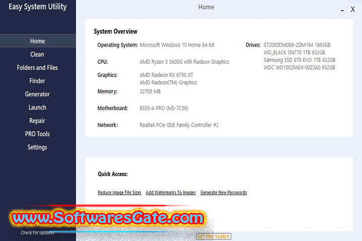 Easy System Utility : Version 1.0 (Software)