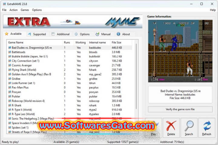 ExtraMAME : Version 24.8 (x64) (Software) ExtraMAME : Version 24.8 (x64) (Software)