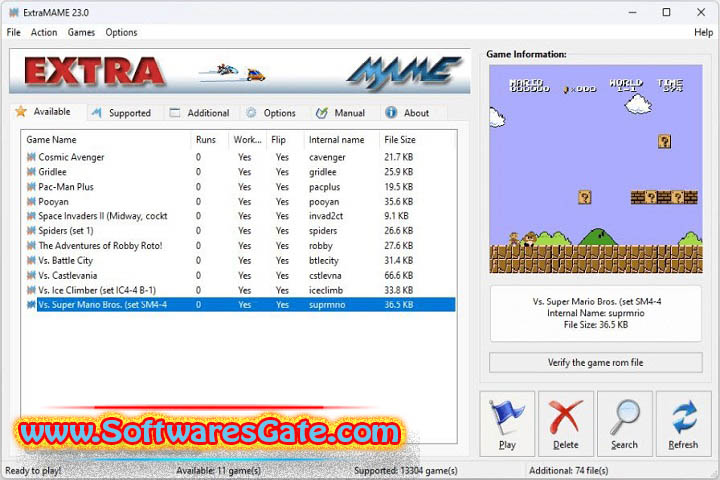 ExtraMAME : Version 24.8 (x64) (Software) ExtraMAME : Version 24.8 (x64) (Software)