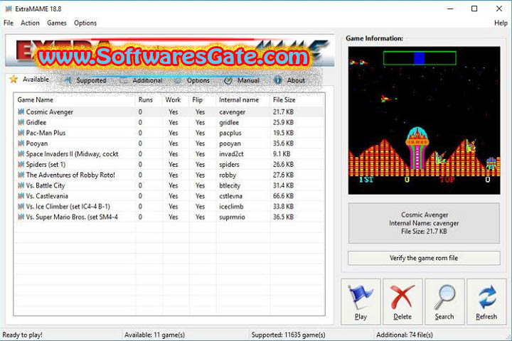 ExtraMAME : Version 24.8 (x64) (Software) ExtraMAME : Version 24.8 (x64) (Software)