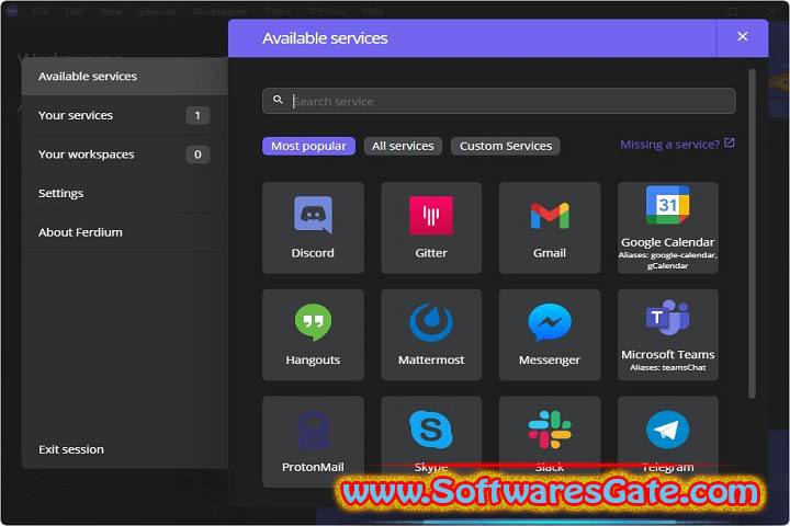 Ferdium : Version 6.7.6 (x64) (Software)