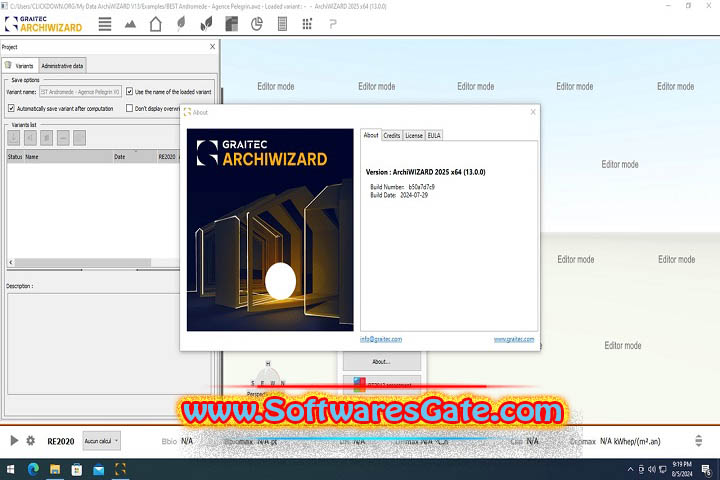 Graitec ArchiWizard : Version 2025.0.0 v13.0.0 (Latest Software) Graitec ArchiWizard : Version 2025.0.0 v13.0.0 (Latest Software)
