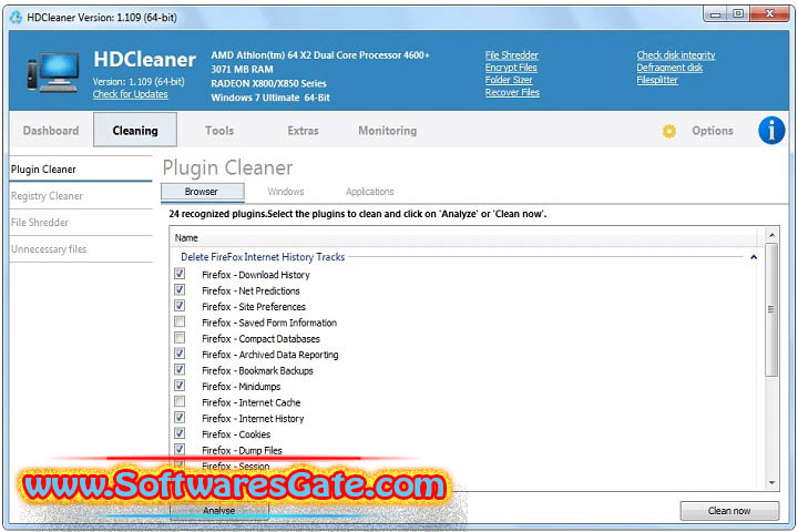 HD Cleaner : Version 1.0.0.4 (Latest Software) HD Cleaner : Version 1.0.0.4 (Latest Software)