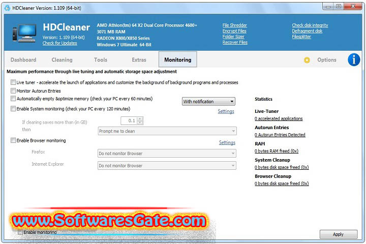 HD Cleaner : Version 1.0.0.4 (Latest Software) HD Cleaner : Version 1.0.0.4 (Latest Software)