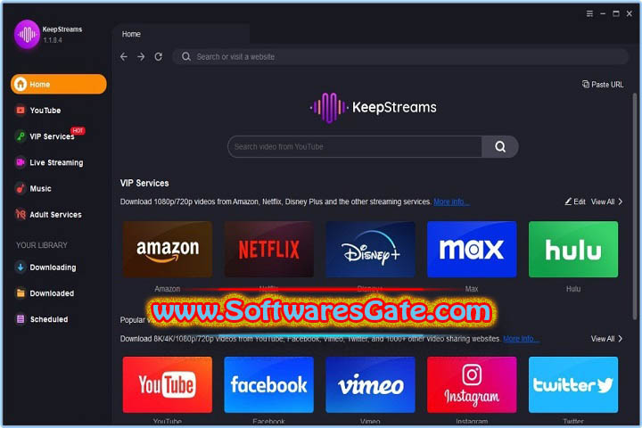 KeepStreams : Version 1.2.3.1 (x64) (Software) KeepStreams : Version 1.2.3.1 (x64) (Software)