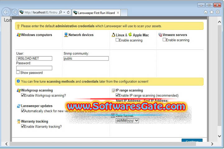 Lansweeper : Version 11.3.0.5 (Latest Software)