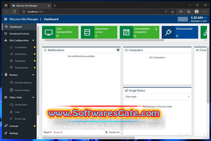 Macrium Site Manager : Version 8.1.8138 (Software) Macrium Site Manager : Version 8.1.8138 (Software)