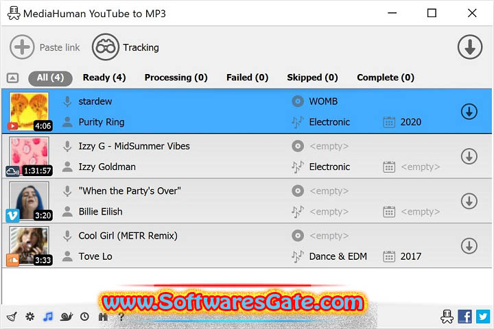 MediaHuman YouTube To MP3 Converter : Version 3.9.9.95