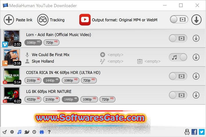 MediaHuman YouTube To MP3 Converter : Version 3.9.9.95