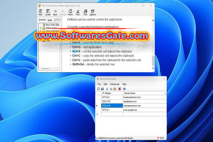 Micro Host Editor : Version 1.5.1.0 (Software) Micro Host Editor : Version 1.5.1.0 (Software)