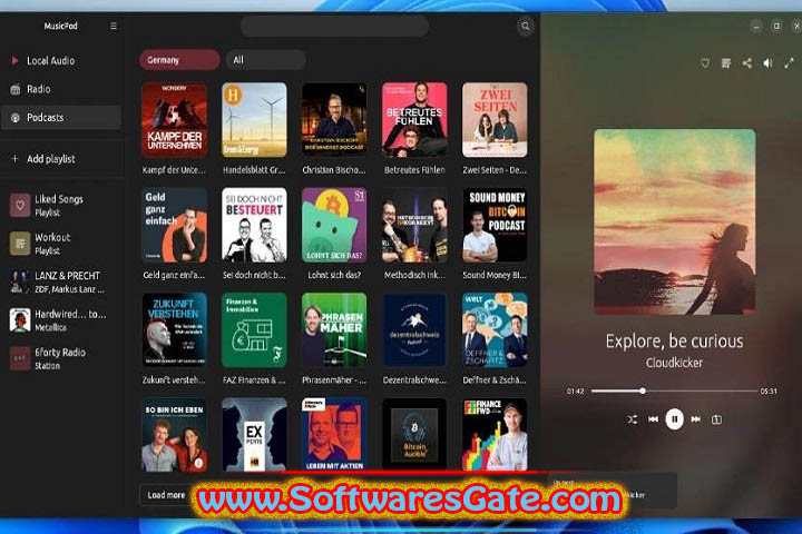 Musicpod : Version 1.5.2 (Software) Musicpod : Version 1.5.2 (Software)