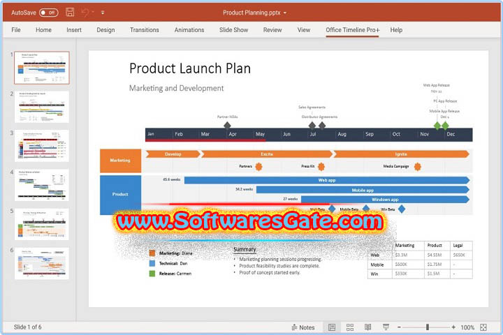 Office Timeline : Version 8.01.06.00 (Software)