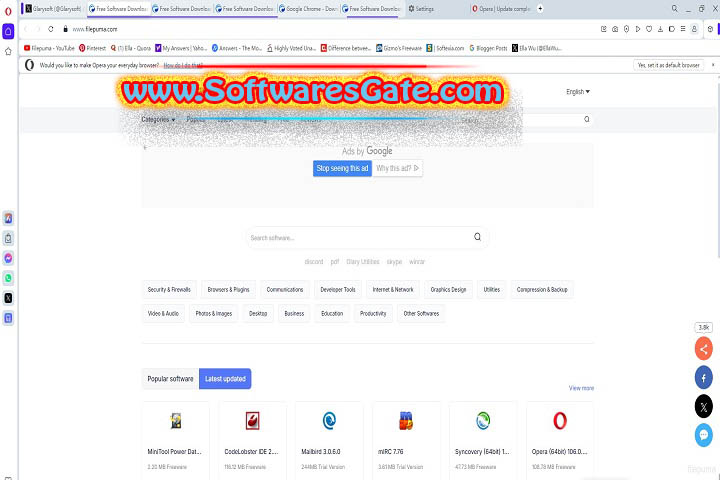 Opera : Version 112.0.5197.53 (Software)