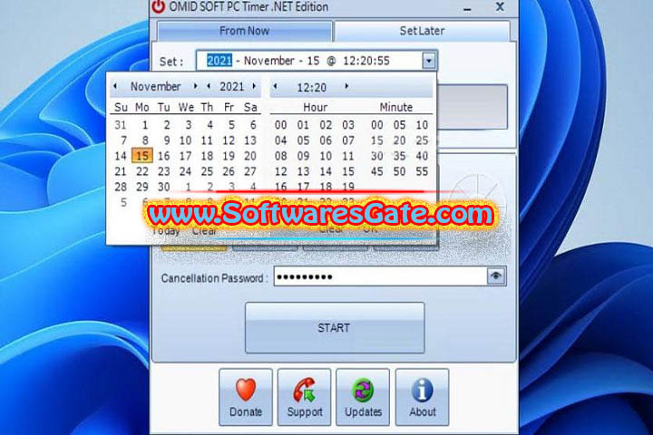 PC Timer : Version 17.12 (Software) PC Timer : Version 17.12 (Software)