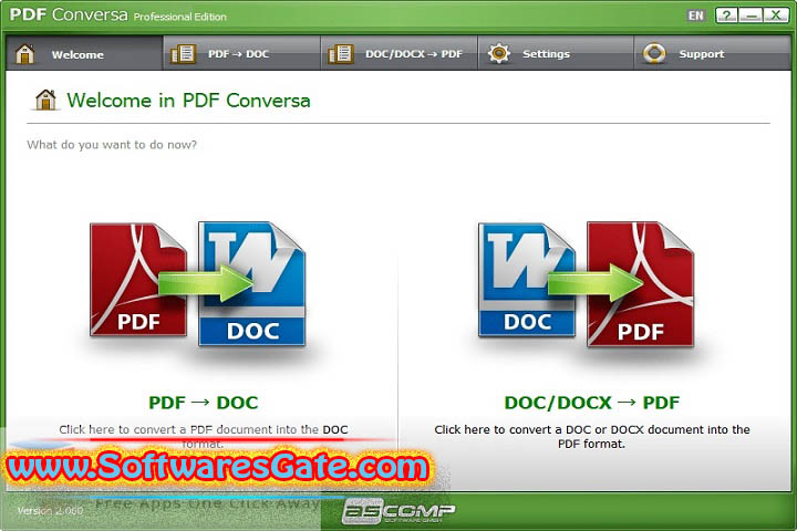 PDF Conversa Professional : Version 3.009 (Latest Software)