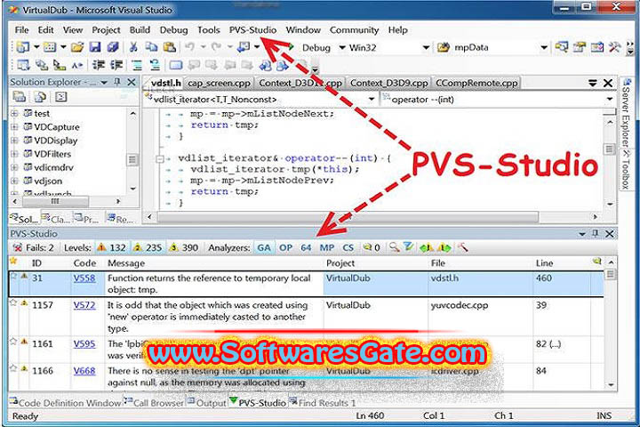 PVS Studio : Version 7.32.83291.1127 (Software)