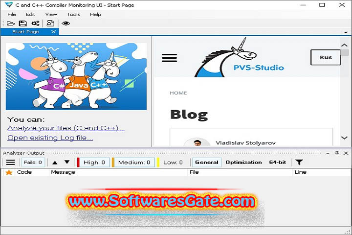 PVS Studio : Version 7.32.83291.1127 (Software)