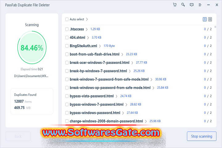 PassFab Duplicate File Deleter : Version 3.0.1.4 (Latest Software)
