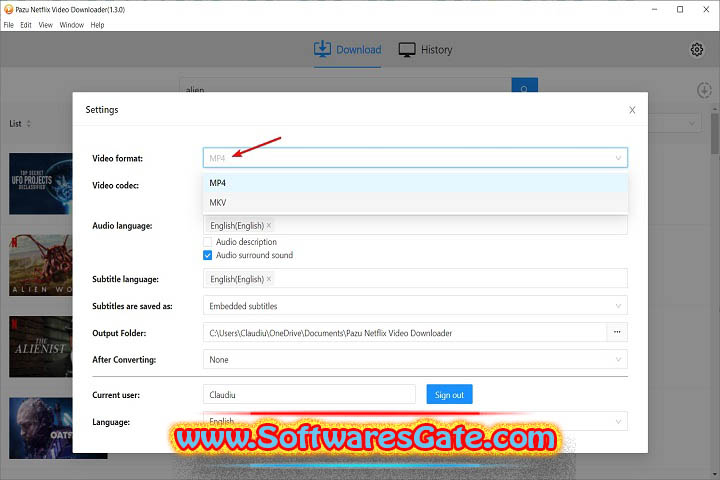 Pazu Netflix Video Downloader : Version 1.7.4 (Software)