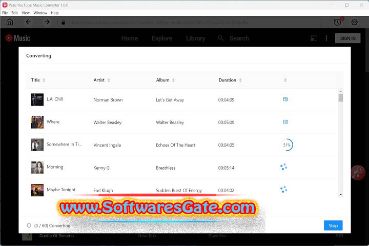 Pazu YouTube Music Converter : Version 1.2.5 (x64) (Software)