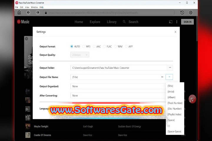 Pazu YouTube Music Converter : Version 1.2.5 (x64) (Software)