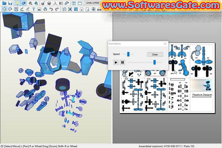 Pepakura Designer : Version 6.0.3 (x64) (Latest Software) Pepakura Designer : Version 6.0.3 (x64) (Latest Software)