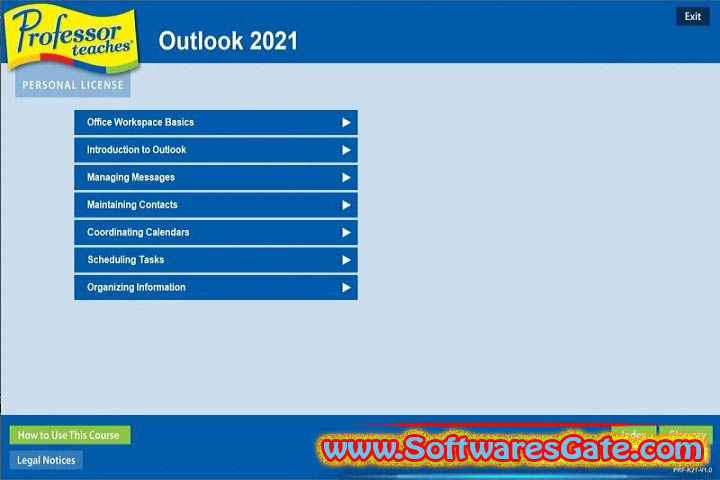 Professor Teaches Outlook : Version 2021 v5.1 (Latest Software) Professor Teaches Outlook : Version 2021 v5.1 (Latest Software)