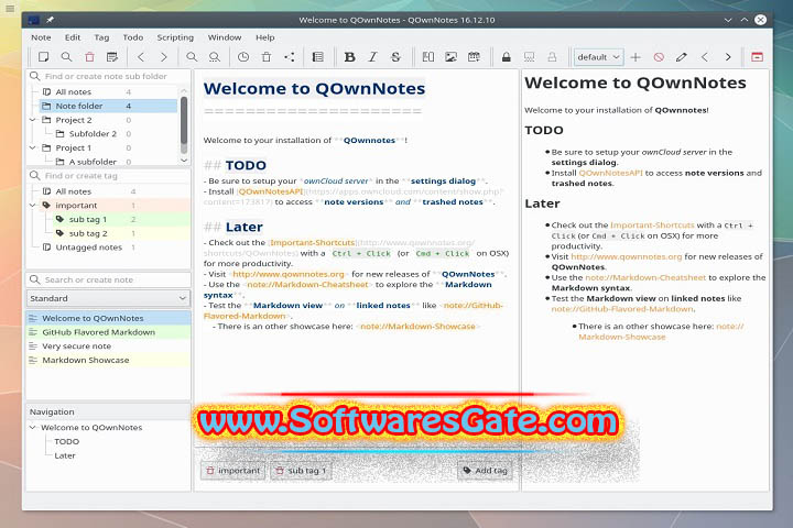 QOwnNotes : Version 1.0 (Software) QOwnNotes : Version 1.0 (Software)
