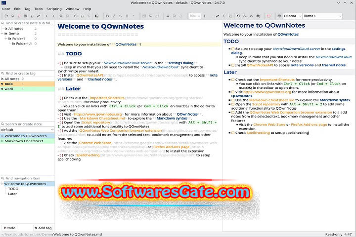 QOwnNotes : Version 1.0 (Software) QOwnNotes : Version 1.0 (Software)