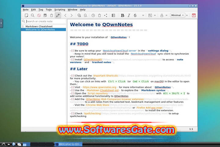 QOwnNotes : Version 1.0 (Software) QOwnNotes : Version 1.0 (Software)