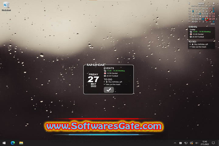 Rainlendar Pro : Version 2.21.3 Build 180 (Software)