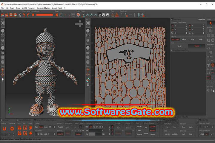 Rizom-Lab RizomUV Real - Virtual Space : Version 2024.0.129 Rizom-Lab RizomUV Real - Virtual Space : Version 2024.0.129
