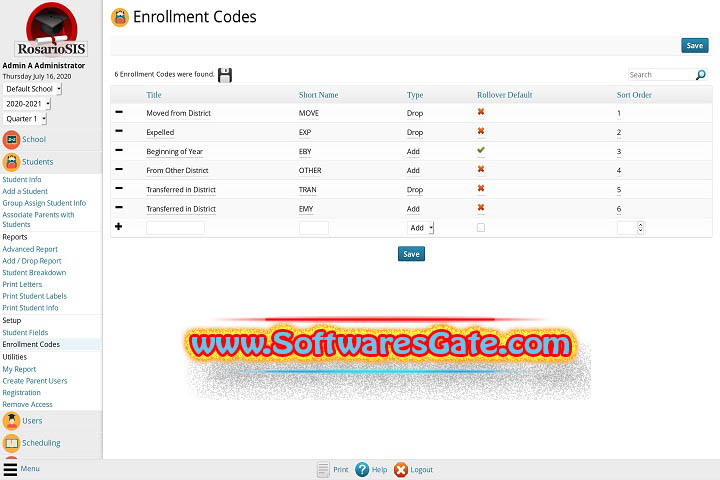 Rosariosis : Version v11.8.1 (Software)